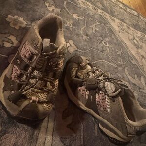 Merrell Gray and Pink Sneakers for Active Adventures